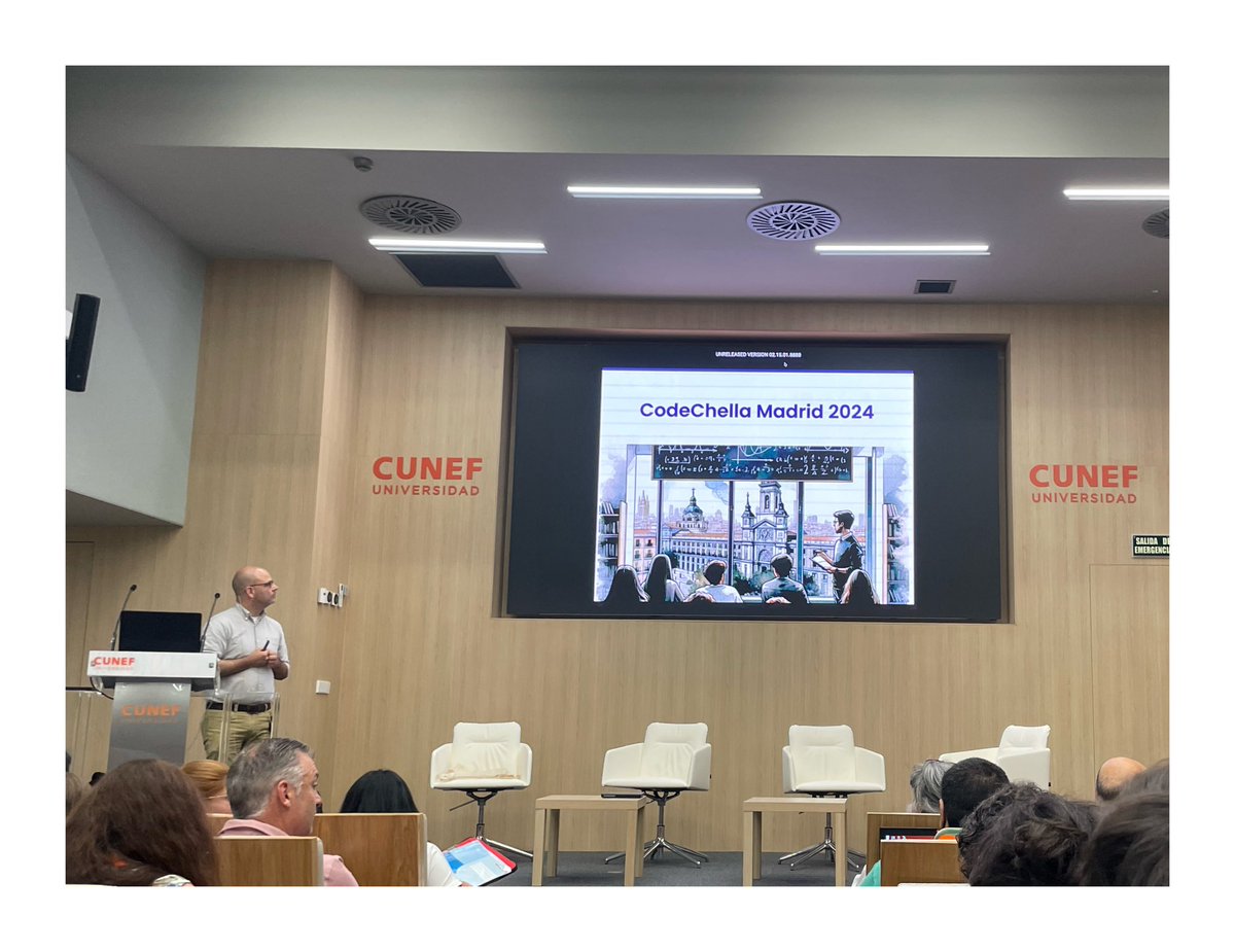 Starting the week with #codechella Madrid 2024