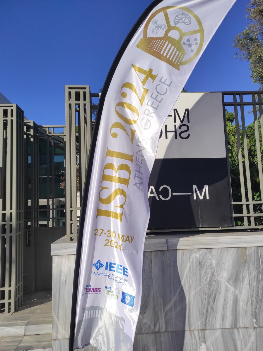 International Symposium on Biomedical Imaging #ISBI2024 is kicking off today in Athens, Greece. I am glad to be a part of this year's conference.