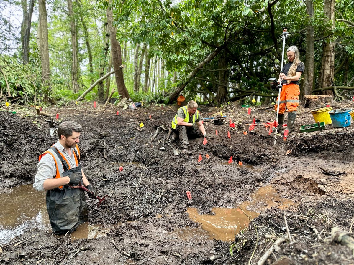 “This is an almost impossible endeavour and the significant thing is that we try, despite that” said Lead Archaeologist, Sam Wilson, and he couldn’t be more right. 

There are 30 of us on our B-17 site today, a third are US citizens including our downed pilot. We’ve needed to