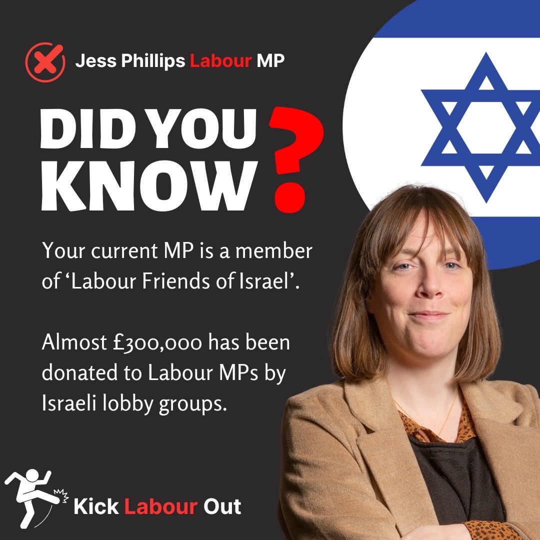 The orders of the International Court of Justice mean nothing to the rogue Israeli state. As their bombs drop on displaced families in Rafah and after almost 9 months of continuous bloodshed, Jess Phillips is STILL a member of Labour Friends of Israel. #JodyforYardley
