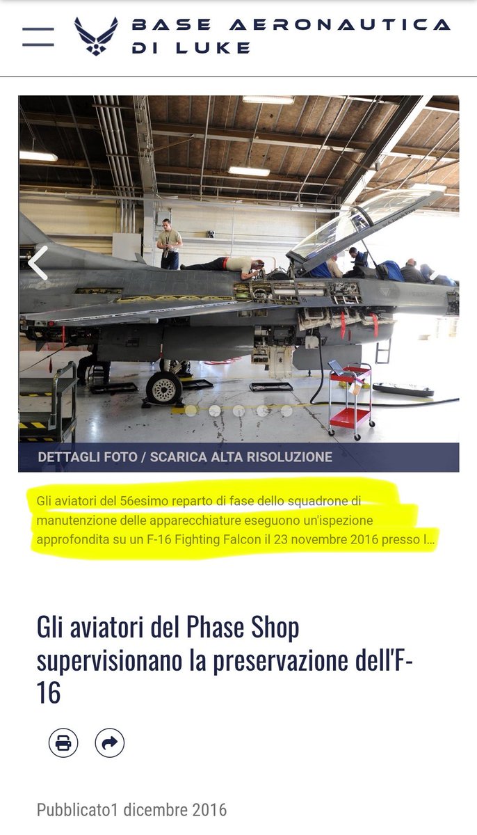 k_arsenale's tweet photo. Il filo ucraino ed esperto aeronautico #AlexOrlowski, mostra orgoglioso l’arrivo degli #F16 in #Ucraina. Solo un piccolo particolare: la foto è stata scatta in una base aeronautica, ma in Arizona nel lontano novembre 2016. Quindi #Orlowski è pure veggente ?? https://t.co/J1bNCu0Ixs