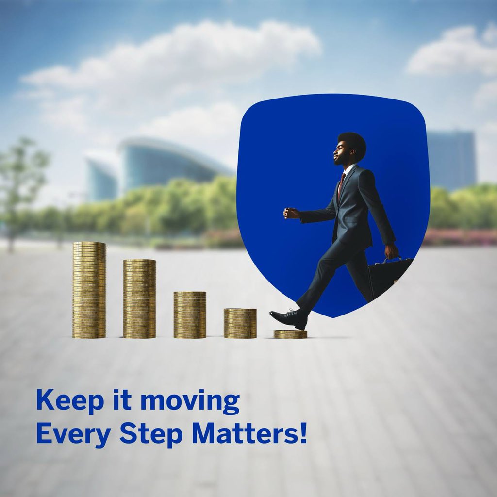 StanbicBankGH's tweet photo. In the race towards success, every step matters. Stay focused, stay determined, and let your momentum carry you forward. Follow us for more content. 

#MondayMotivation #Accelerate #DoItWithStanbic https://t.co/wlaa6hRfeL