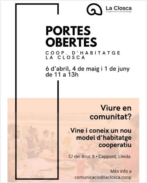 La Dinamo Fundació (@ladinamo_) on Twitter photo 📺Recuperem un fragment del programa Escala Humana on s'explica el projecte d'habitatge cooperatiu de <a href="/LaCloscaCoop/">La Closca | Cooperativa d'Habitatge</a> que ara busca noves membres!
📅Si t'interessa formar-hi part vine el 01/06 a les 11h al 📍C/ del Bruc 8 a la jornada de portes obertes 🚪
youtube.com/watch?v=k0tg9v… 📺Recuperem un fragment del programa Escala Humana on s'explica el projecte d'habitatge cooperatiu de <a href="/LaCloscaCoop/">La Closca | Cooperativa d'Habitatge</a> que ara busca noves membres!
📅Si t'interessa formar-hi part vine el 01/06 a les 11h al 📍C/ del Bruc 8 a la jornada de portes obertes 🚪
youtube.com/watch?v=k0tg9v…