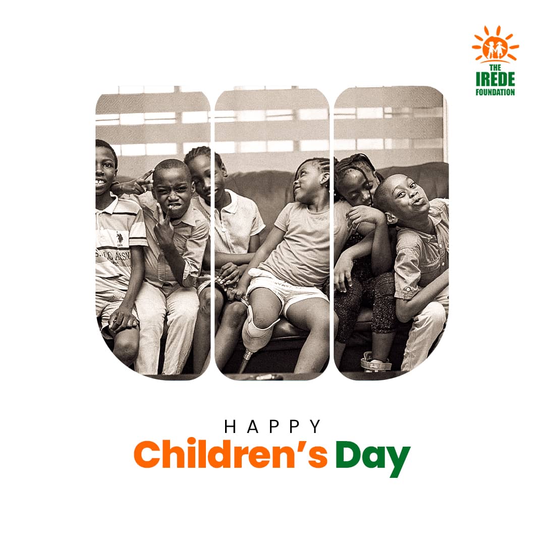 Happy Children's Day to all the incredible children out there!

Their dreams are valid, they deserve love, care, and beautiful childhood experiences regardless of their physical challenges, and we celebrate them🧡

#TheIREDEFoundation #disabilityadvocate #ChildrensDay #May27