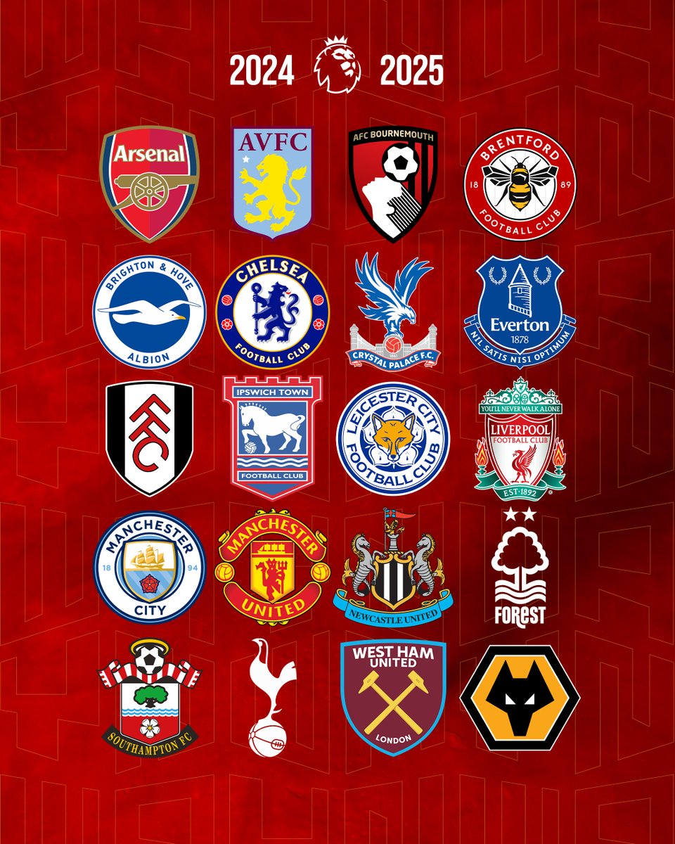 The 2024/25 <a href="/premierleague/">Premier League</a> line-up confirmed 🔒