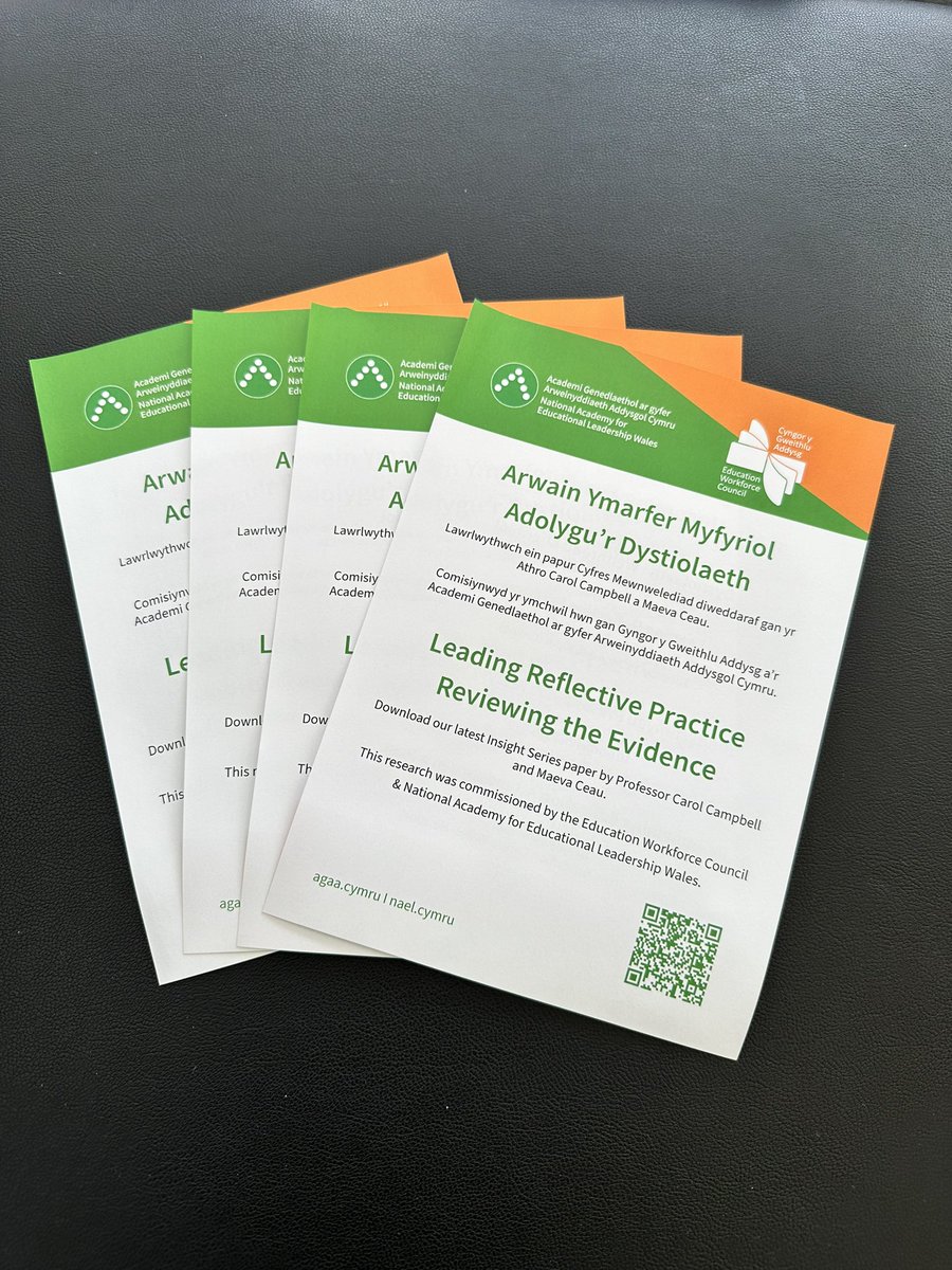 We’re launching a new paper today - Leading Reflective Practice: Reviewing The Evidence by @CarolCampbell4 with @ewc_cga in the @Urdd. Come to stand 78-81 at 11:30am today for the event! #Urdd2024