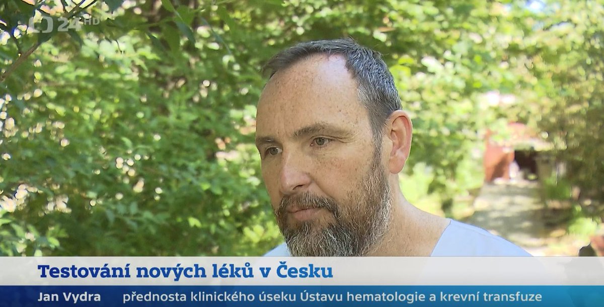 Výzkum nových léků a jeho přínos pro pacienty tématem  pro MUDr. Jan Vydra (<a href="/UHKT_Official/">UHKT</a>) a <a href="/david_kolar_cz/">David Kolář</a> na <a href="/CT24zive/">ČT24</a> 

Neviděli jste? Pusťte si záznam 👉 1url.cz/f1ri7