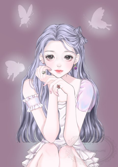 「earrings purple background」 illustration images(Latest)