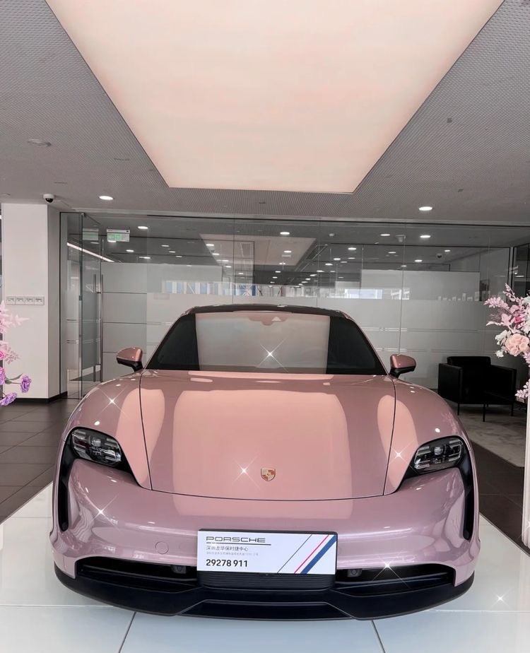 all girls want is a pink porsche