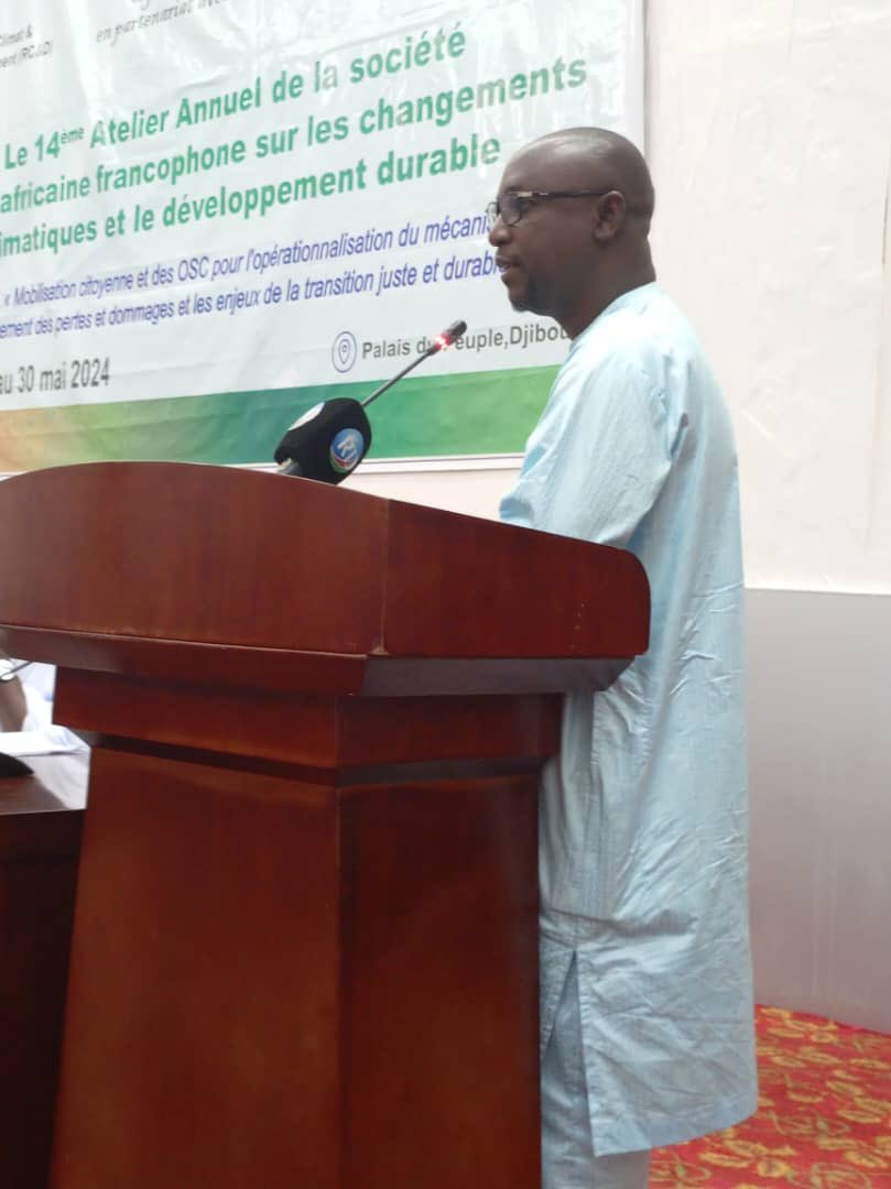 Demarrage du 14ème atelier annuel du Réseau Climat &amp; Développement (RC&amp;D) 
<a href="/ClimatDev/">Réseau Climat & Développement - RC&D</a> 

📅 Thème : Mobilisation citoyenne et des OSC pour l'opérationnalisation du mécanisme de financement des pertes et dommages et les enjeux de la transition juste

Pour cette édition, le #RCD a