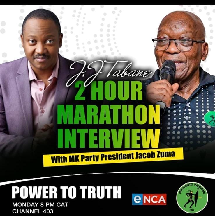 #ZumaOnEnca What do you wish Dr JJ Tabane asks Zuma in this interview at 8pm tonight