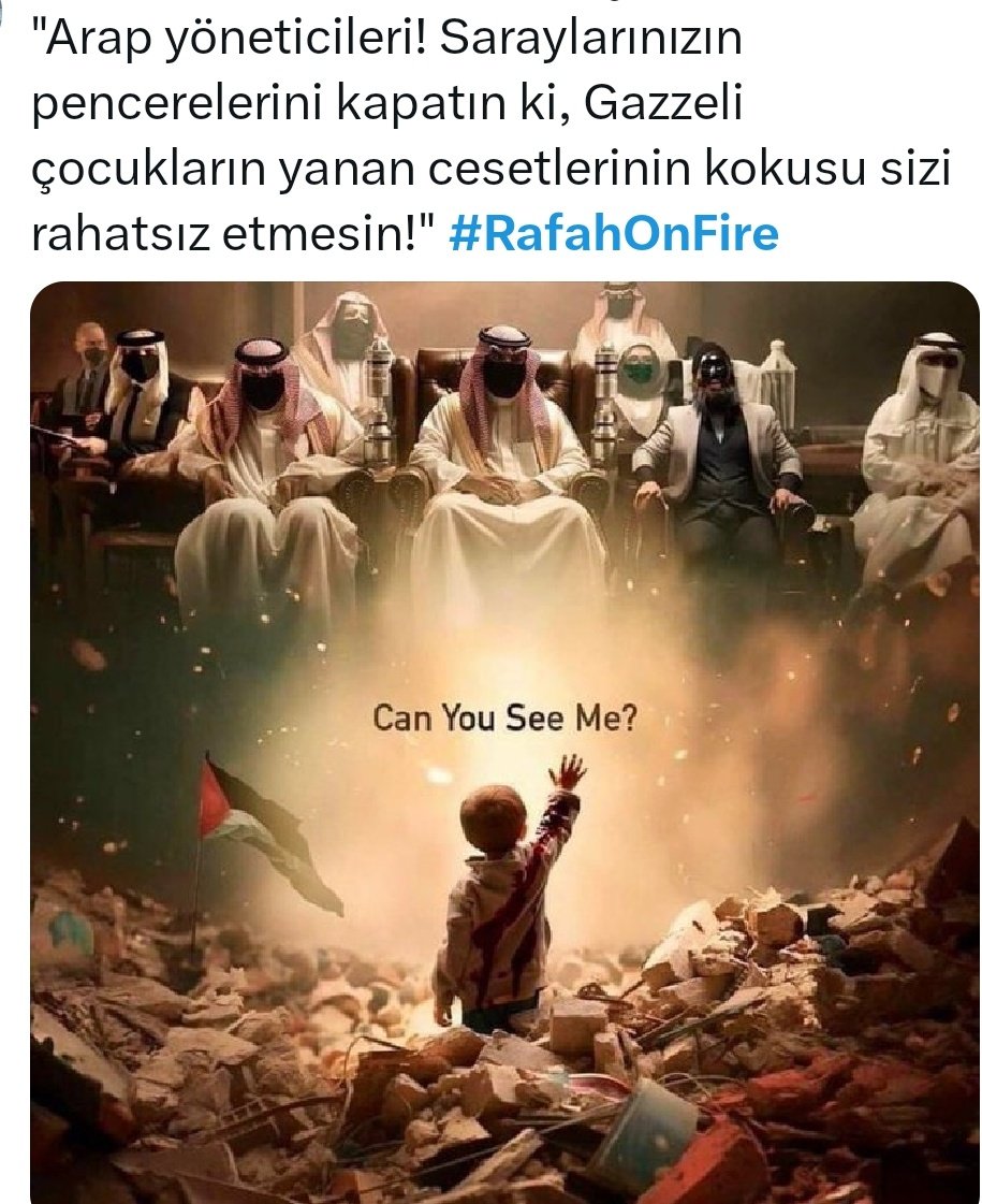 AtanBaver's tweet photo. Bu zulüm aşri-alayı titretir..#RafahOnFireKahrol https://t.co/w031YZKm6i