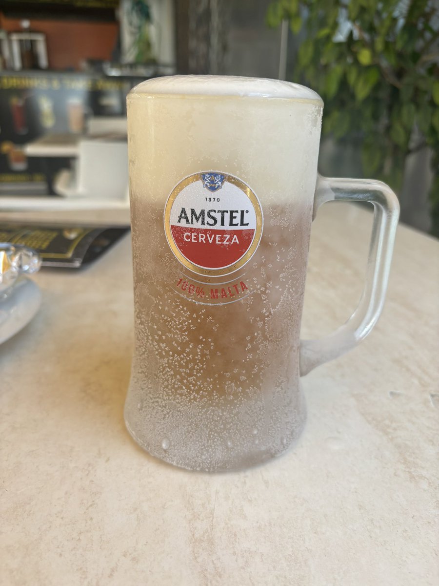 This pint of Amstel. 🤤