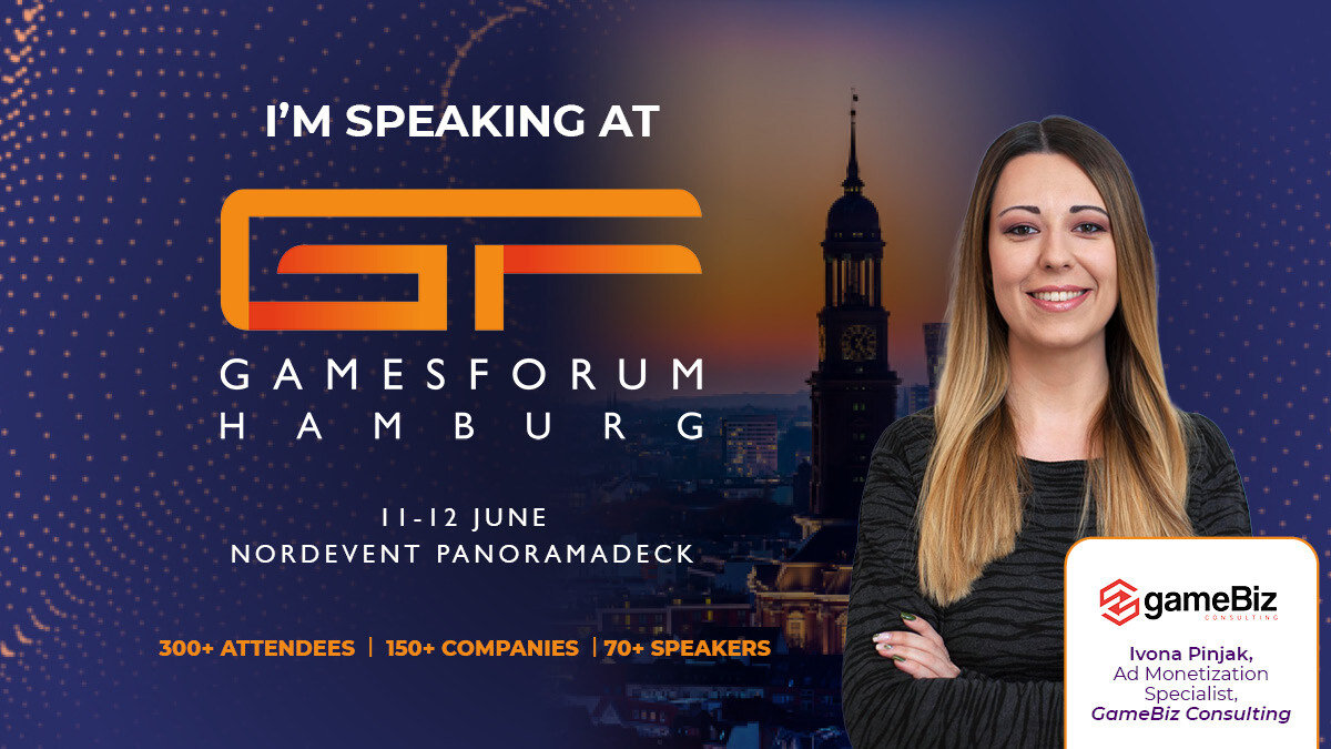 📢 Join Ivona Pinjak from #GameBiz at Gamesforum Hamburg 2024! 🚀 With a passion for video games and fantasy worlds, she's worked with top publishers as an #AdMonetization Specialist on many games of different scales & genres. 🎮 🎟️ 👉 eu1.hubs.ly/H09hN710 #mobilegaming