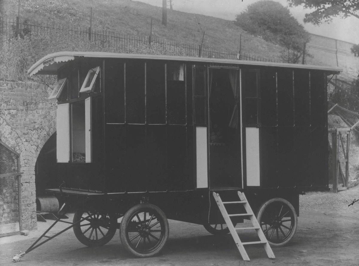 Planning your summer get-away? The open road calling? Look at this marvellous Brownholme Caravan, a photograph from the Billings collection. #MarvellousMay #Transport #History #MaidstoneMuseum