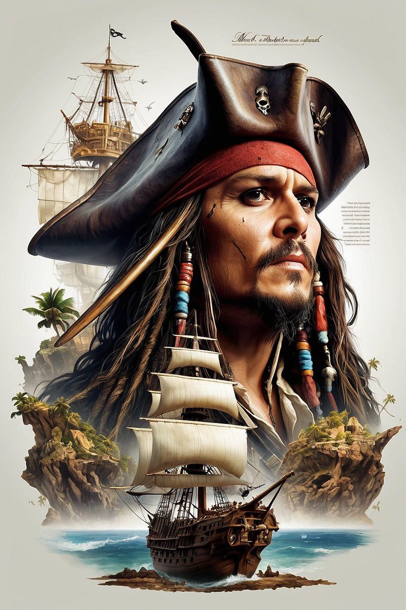 Gom33z83's tweet photo. News! 🏴‍☠️ Captain Jack Sparrow has settled in Portia! 🌊 The famous pirate legend has decided to explore the beautiful waters of our city and meet with the brave sailors of Portia. 🗺️⚓️ https://t.co/QzUwmsvTB4