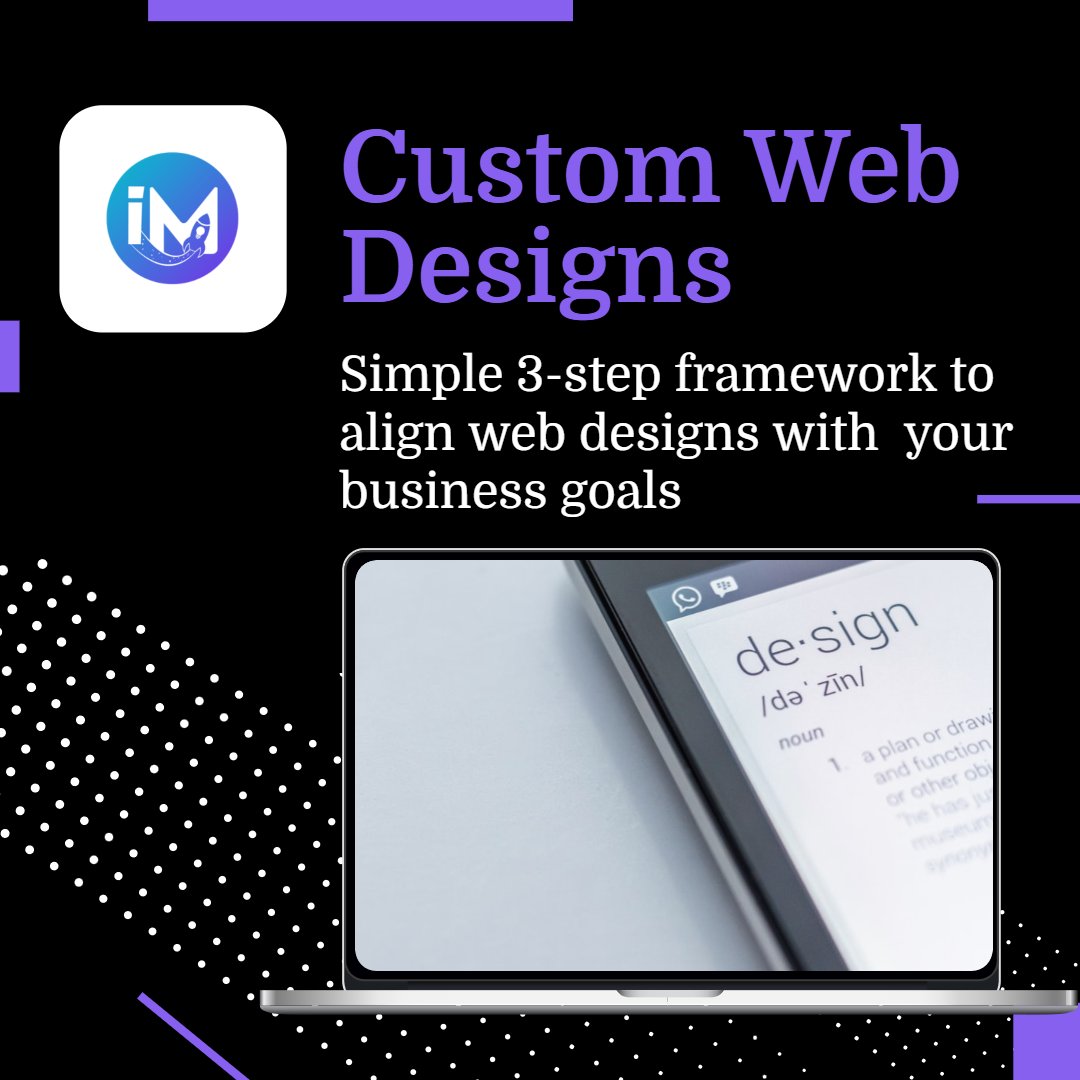 iMWebDesignsUK's tweet photo. Here’s the 3-step framework we use to align web designs with your business goals: 1️⃣ Understand the brand's vibe. 2️⃣ Design with purpose. 3️⃣ Optimize for SEO. Ready to transform your website into a powerful tool for success? Let's get started! 💻✨ 🌐 https://t.co/VHywCvegSg 📞 https://t.co/witEzofxd2