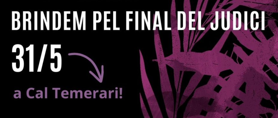 🫂Acabada la vista d'avui! Les companyes ja són al carrer!

➡️El judici contra <a href="/8MilMotius/">8 Mil Motius</a> continuarà demà i s'allargarà fins dimecres.

I divendres, brindarem a <a href="/CalTemerari/">Cal Temerari</a> pel final del judici i la continuació de la lluita feminista! #8MilMotius