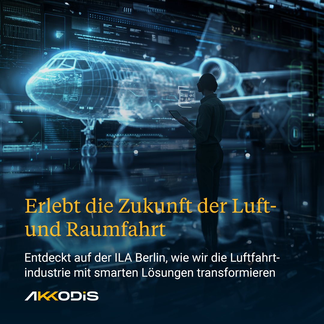 Erlebt die Zukunft der Luft- und Raumfahrt mit Akkodis auf der ILA Berlin!✈️
Besucht uns vom 5. bis 9. Juni in Halle 2, Stand 401 und entdeckt unsere innovativen Lösungen aus erster Hand.
📅 Vereinbart einen Termin über unsere Webseite. bit.ly/3Klxplz
#Akkodis #ILA2024