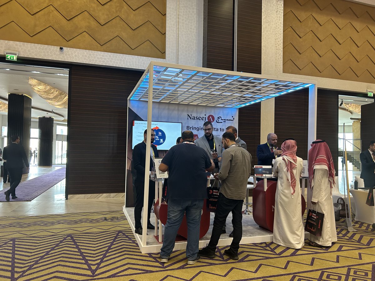 Naseej's tweet image. Exciting moments at the SMART DATA &amp;amp; AI SUMMIT 2024! 

Visit our booth to join in the action and discover our innovative solutions!
 
#SmartDataAISummit
#Naseej
#SDAIS