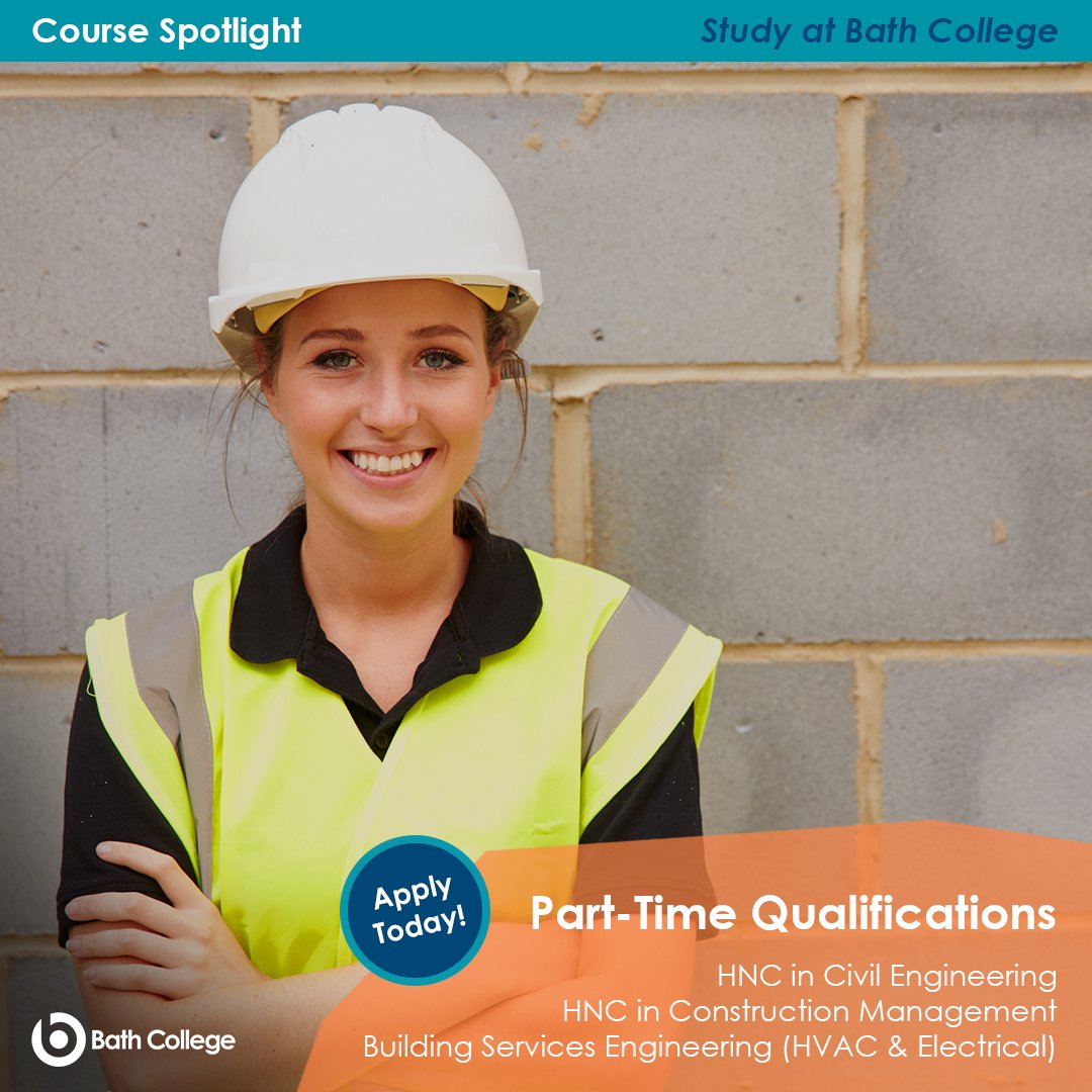 Build your future in construction - we have a wide range of construction and civil engineering courses for students just like you!
 
Email ptcourses@bathcollege.ac.uk for more information or to enrol!
 
#bathcollege #construction #hvac #civilengineering #hnc #level4 #building