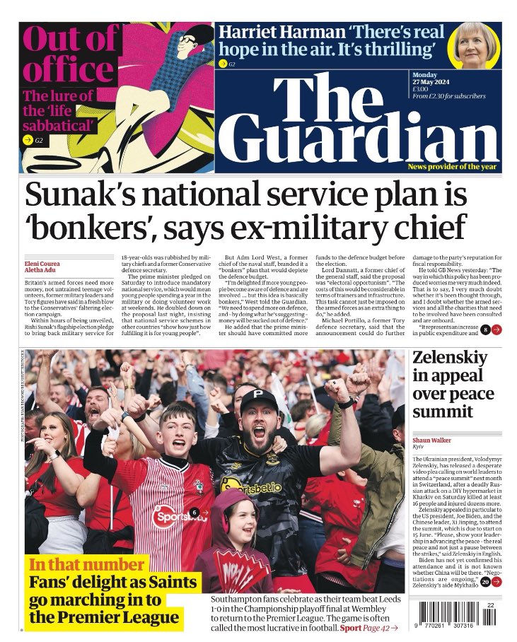 Monday’s @guardian front page: theguardian.com/politics/artic…