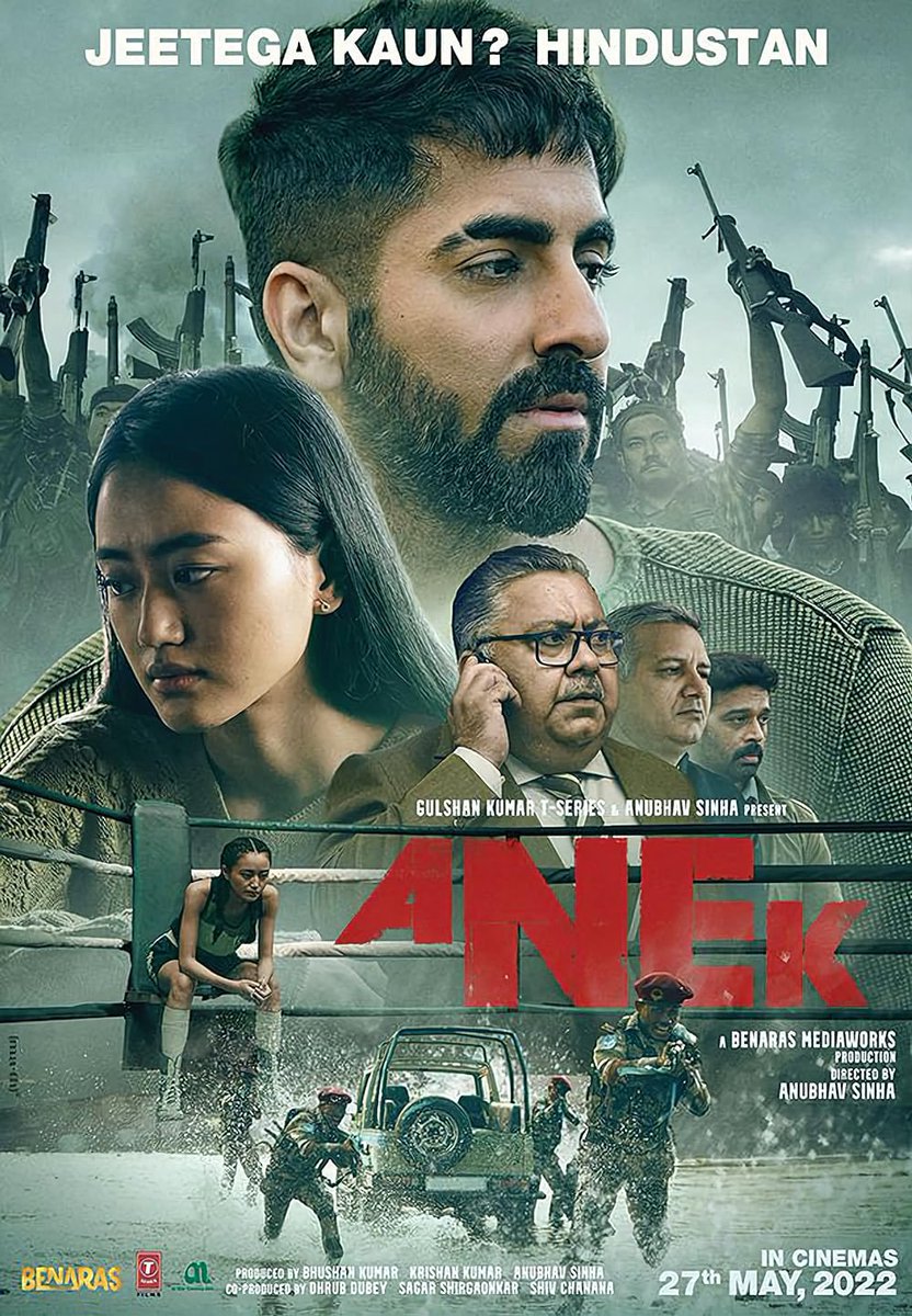 #Anek, directed by #AnubhavSinha, starring #AyushmannKhurrana, #AndreaKevichusa and #JDChakravarthy released on this day (27/05) in 2022.

#2YearsOfAnek @ayushmannk @AndreaKevichusa