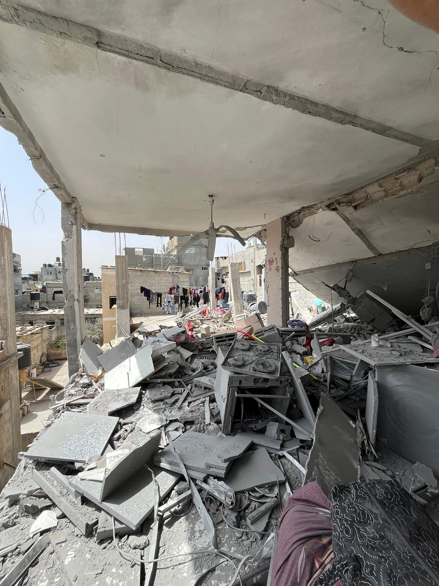 The bomb dropped by an Israeli aircraft on the Abu Radwan family home in Rafah killed 9 family members –6 children, 2 women & 1 man– & injured 7. The bomb’s precision guidance package were marked with a CAGE code of 0UVG2, made by AeroAntenna, a company based in California, USA.