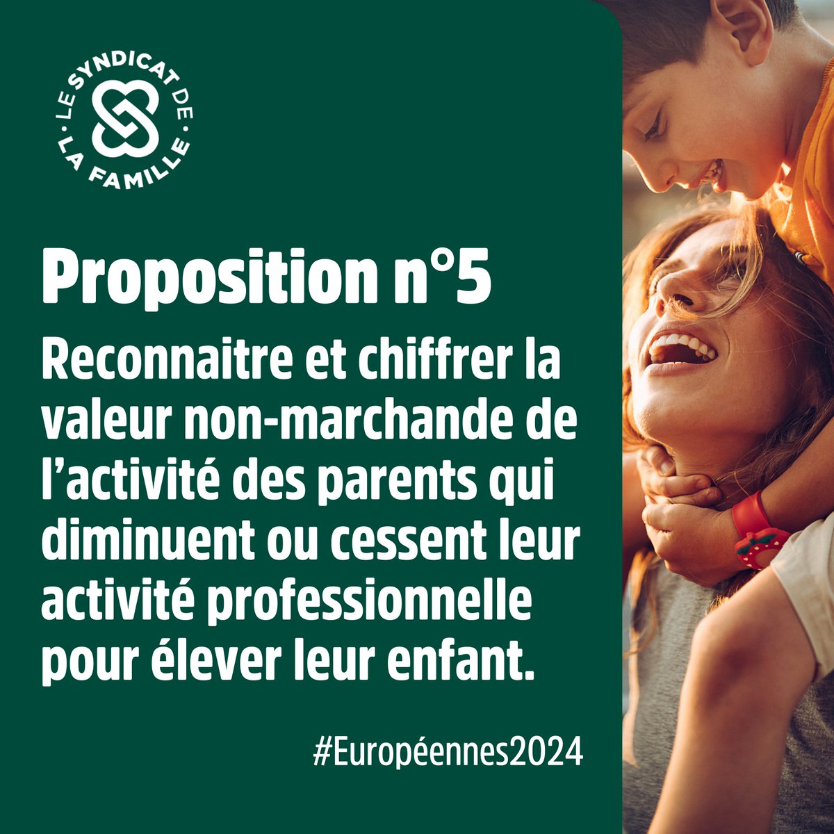 🇪🇺 Nos propositions pour les élections #Européennes2024. Numéro 5 : valoriser l'éducation des enfants. C'est-à-dire lui donner un prix, mais aussi mettre à l'honneur ces parents qui sacrifient beaucoup pour éduquer leurs enfants.
lesyndicatdelafamille.fr/actualite-a-li…