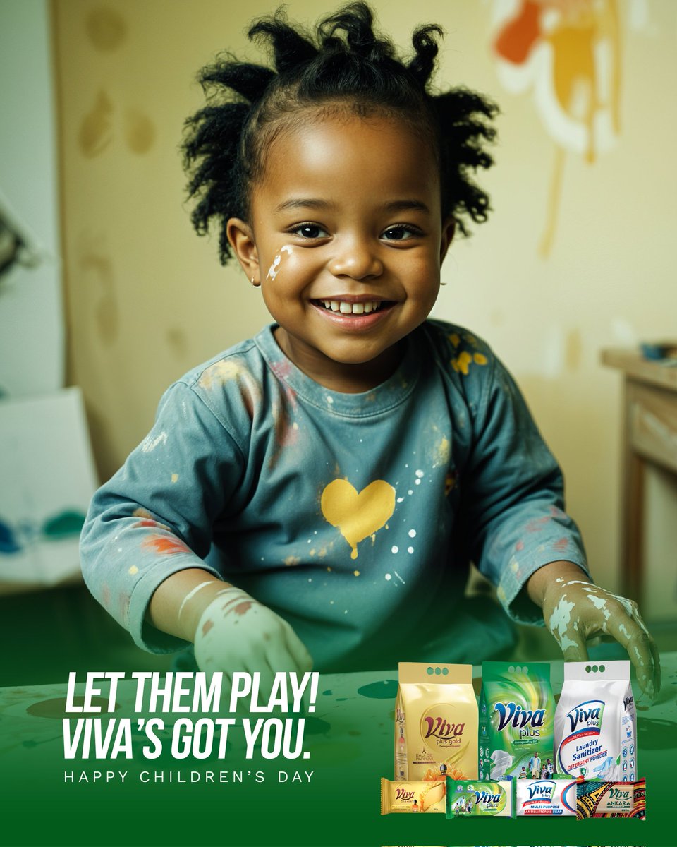 VivaDetergent's tweet photo. Happy Children's Day! Wishing a bright day to all the shining little stars out there!

Remember, let them have all the fun - Viva’s got you!

#ChildrensDay2024
#GoForQuality #GoForViva
#ILoveMyVivaForever https://t.co/nAXzYDCKVK