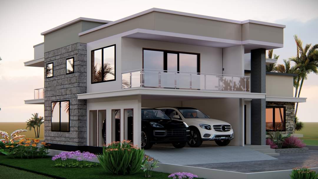 Happy new week 
4 Bedrooms mansionette all ensuite 
Plot size 100x100
Call for design and construction services