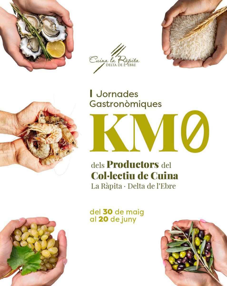 I Jornades Gastronòmiques KM0 dels productes del Col·lectiu de Cuina

Del 30 de maig al 20 de juny

#laRàpita #laRàpitarurisme @TurismeLaRapita
