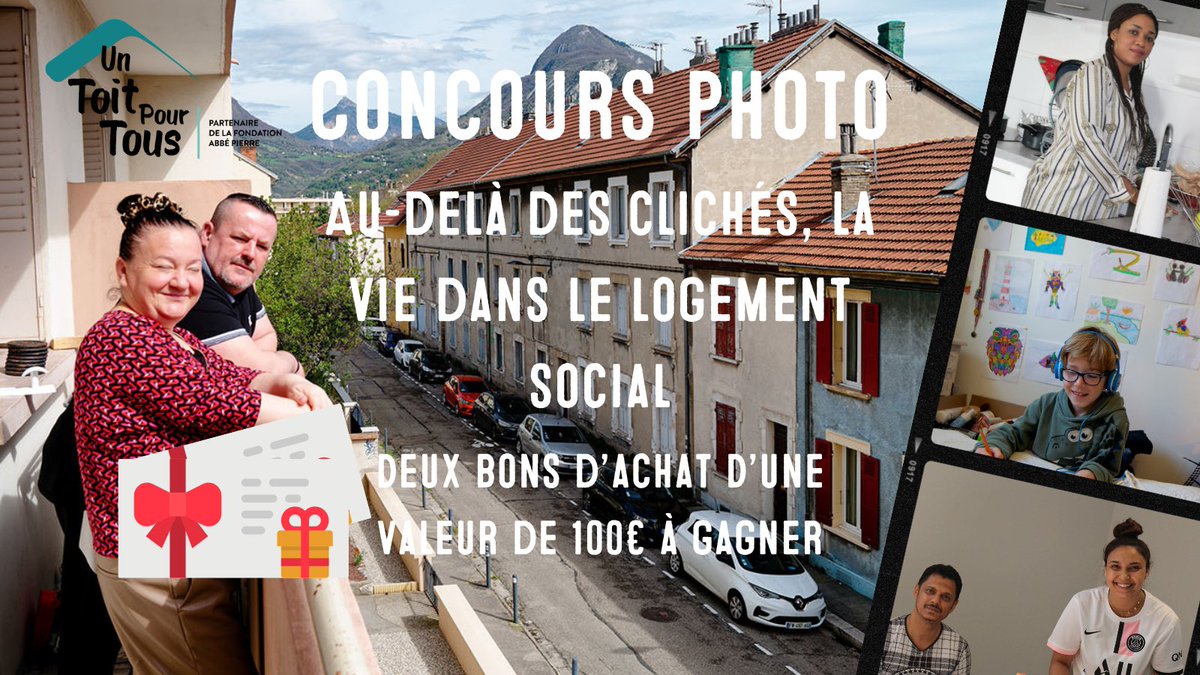 //🔴#Rappel //📸 "Au-delà des clichés, la vie dans le logement social"  
🗓️Envoyez-nous vos plus belles photos jusqu’au 9 juin 23h59 ! 
🎁Deux bons d'achats de 100€ chez <a href="/smartphoto_be/">smartphoto_be</a> à gagner 
Plus d'infos 👉 bit.ly/4agxLEw
#LogementSocial #Concours #ConcoursPhoto