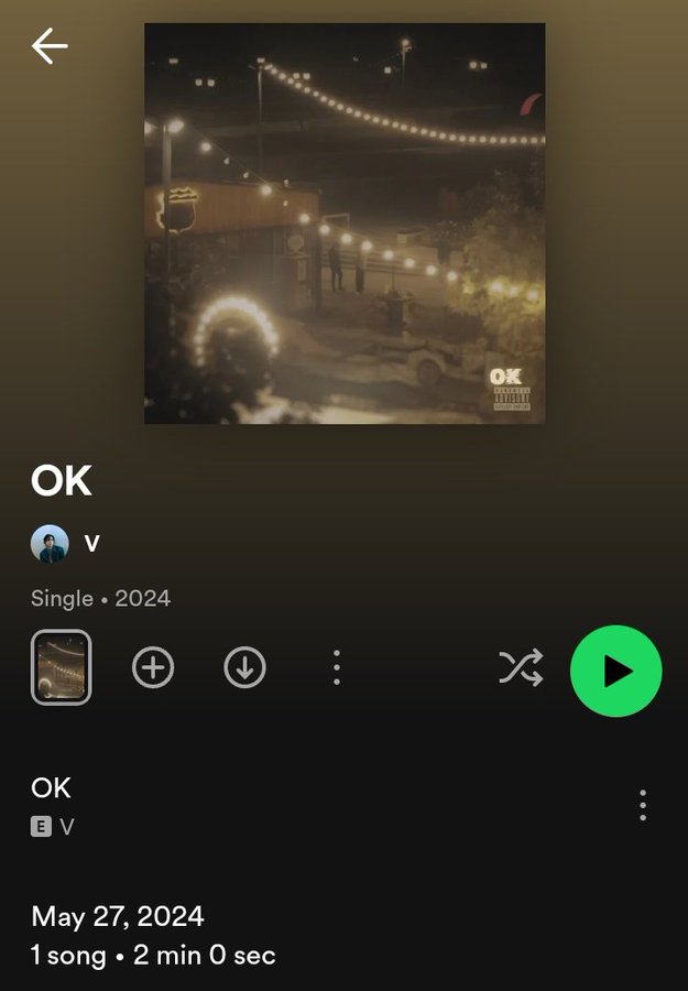 RT + REPLY Hello @Spotify @SpotifyCares another artist a song named 'OK' has wrongly been credited to Artist V’s profile on Spotify. Please correct this issue and fix it immediately! Thank you!