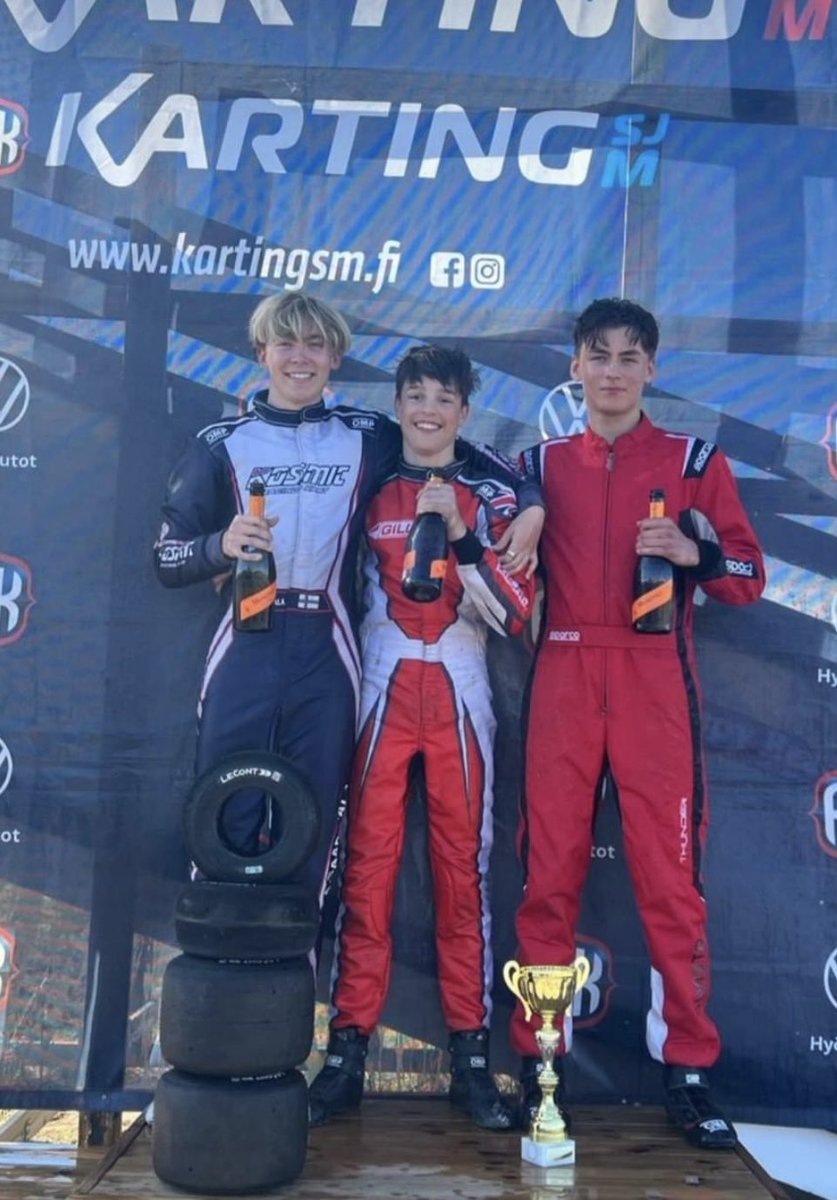 OK-luokan SM karkelot on avattu. Oulun kisaviikonlopun tuloksena molemmilta päiviltä hopeaa 🥈🥈. Onnea #AxelSaarniala. #karting 🏁🏎️🇫🇮