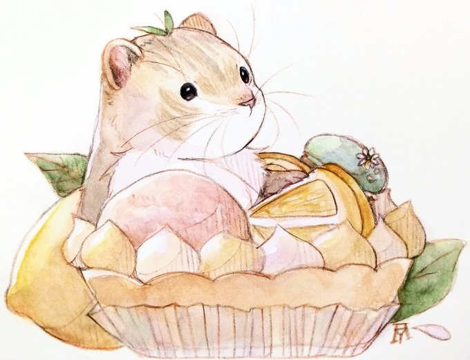 「animal focus food」 illustration images(Latest)｜2pages