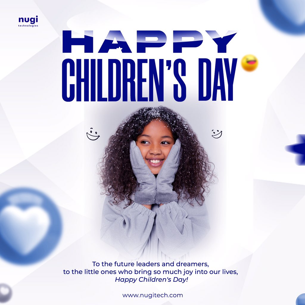 Happy Children’s Day to all the young dreamers and future innovators

#childrensday #futureleaders #nugitech #businesssolutions #tech