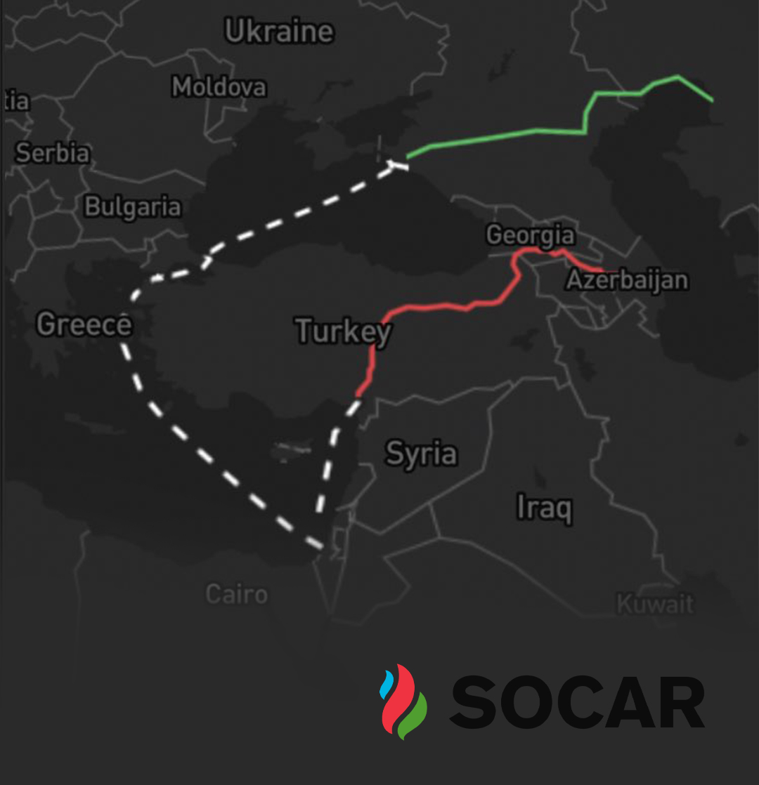 🇦🇿 Azerbaycan devlet petrol şirketi SOCAR, Adana Ceyhan hattı üzerinden İsrail’e petrol sevkiyatını sürdürüyor.

Ambargo kararına rağmen bu petrol akışı engellenmiyor.

İsrail’e akan petrol Gazze’ye soykırım olarak dönüyor.