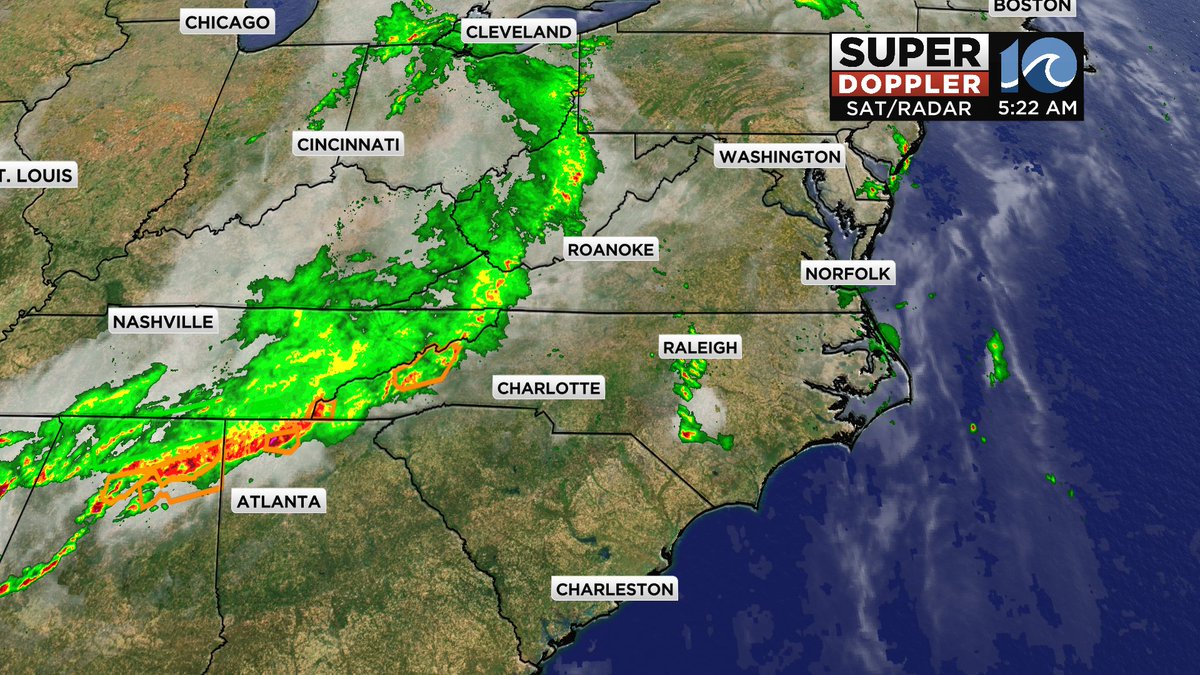 Morning! Filling in for Jeremy this morning - another round of t-storms possible this afternoon, stay weather aware as they move in from the west!

wavy.com/weather/wavy-w… <a href="/WAVY_News/">WAVY TV 10</a>