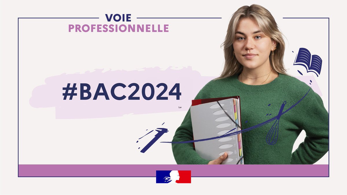 Ce matin débutent les épreuves du baccalauréat professionnel #Bac2024 Les équipes de l'@aclimoges souhaitent une bonne réussite à toutes et tous les élèves des filières professionnelles💪