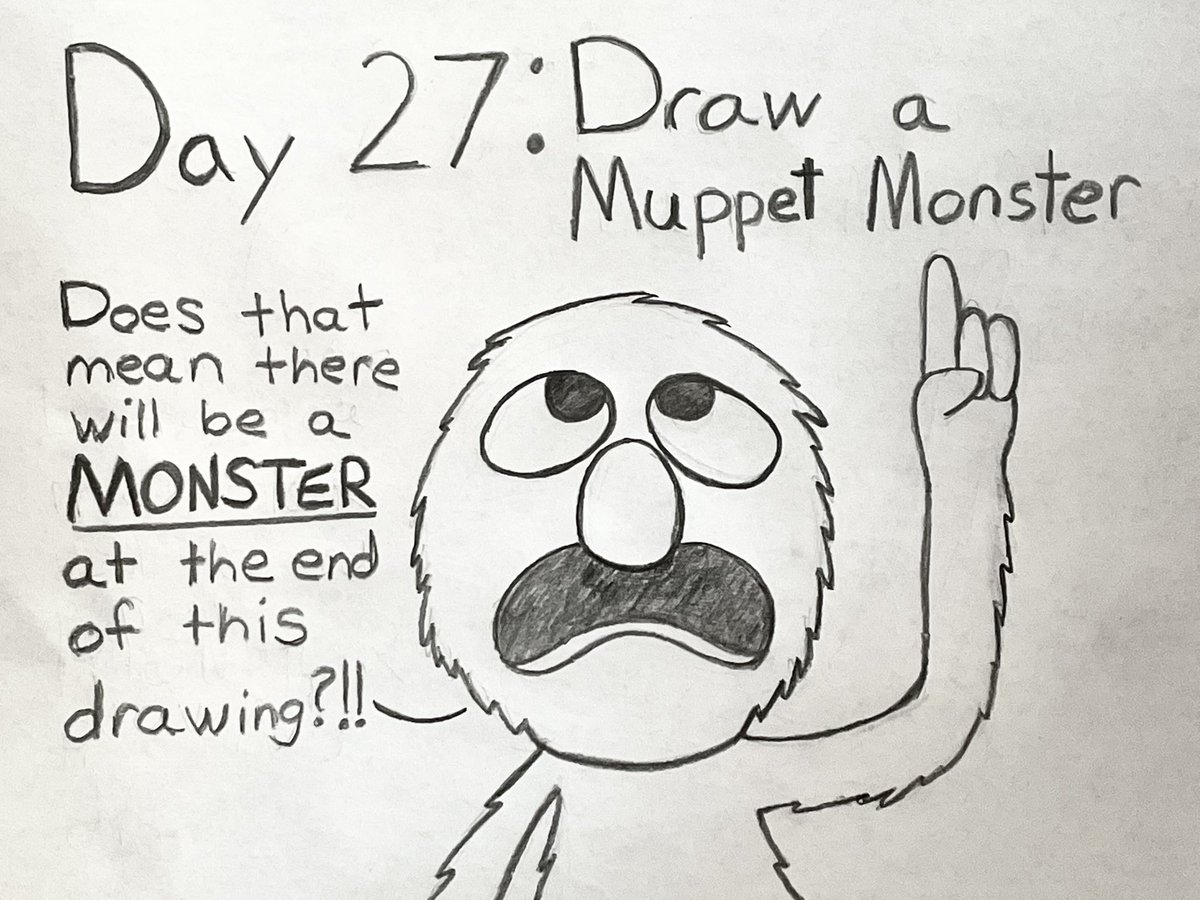 #MuppetationalMay Day Twenty-Seven: A Muppet monster