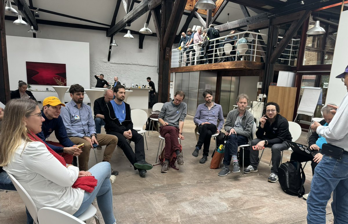 Spending my bank holiday Monday in Paris with some of the heroes of open source based business <a href="/ara4n/">Matthew Hodgson</a> <a href="/fkarlitschek/">Frank Karlitschek</a> <a href="/PeterZaitsev/">Peter Zaitsev</a> <a href="/stephenaugustus/">Stephen Augustus | 🦋 @auggie.dev</a> <a href="/AmandineLePape/">Amandine Le Pape</a> <a href="/matthieuaubry/">Matthieu A.</a> at Open Source Founders Summit #opensource