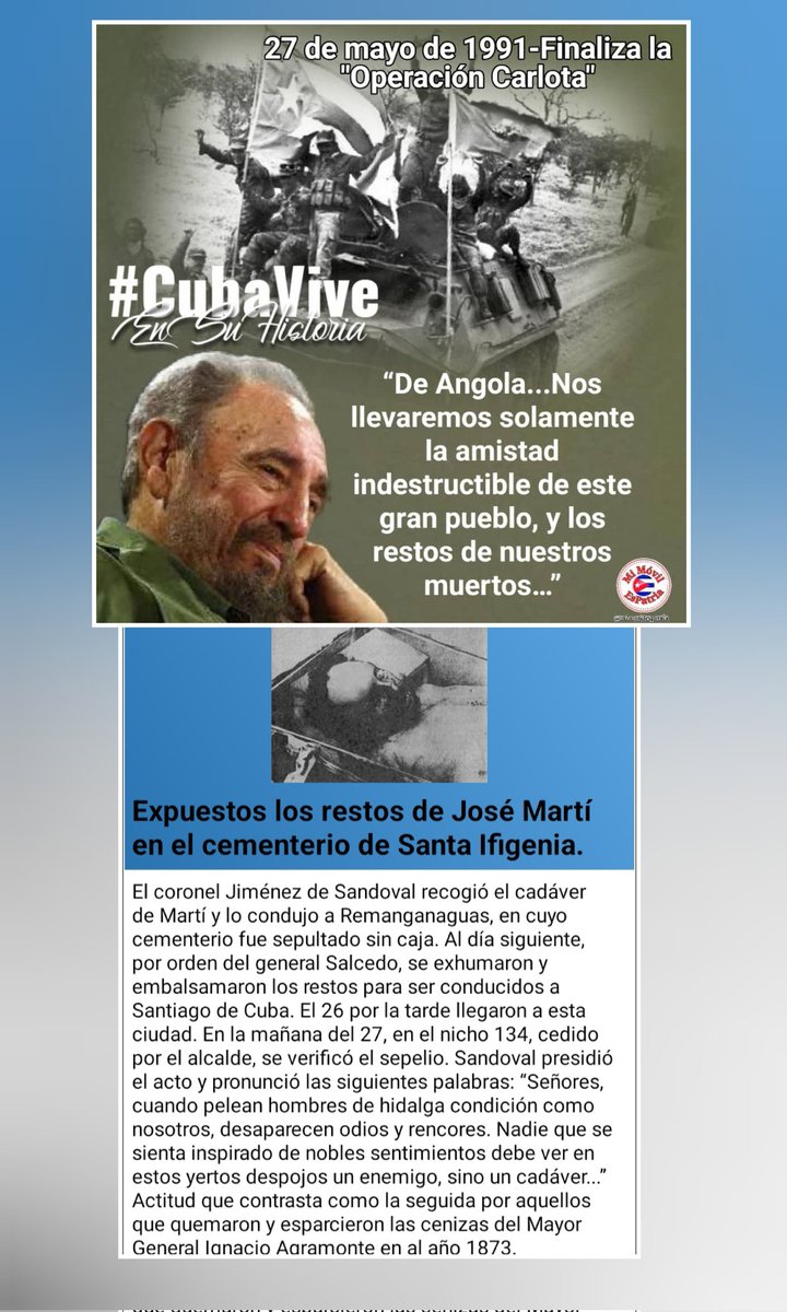 #somosHistoria
<a href="/BetsyDazVelzqu2/">Betsy Díaz Velázquez</a> <a href="/GrupoAlimentos/">Grupo de Alimentos</a> <a href="/MincinCuba/">Comercio Cuba</a> <a href="/minalcuba/">Ministerio de la Industria Alimentaria de Cuba</a> <a href="/lara_coba/">Dennys Lara Coba</a> <a href="/AdrianPere83500/">Adrian Perez</a> <a href="/Pupo_Asegem/">Pupo Asegem</a>