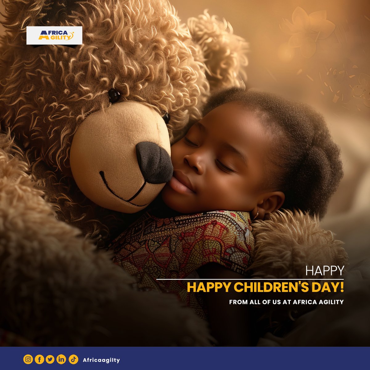 To all the bright, curious, and joyful children, today is all about celebrating you!

Keep shining, keep dreaming, and never stop being awesome.

Celebrating the next generation of tech superstars.

🎉 Happy Children's Day! 

#Africaagility #HappyChildrensDay #FutureTechStars