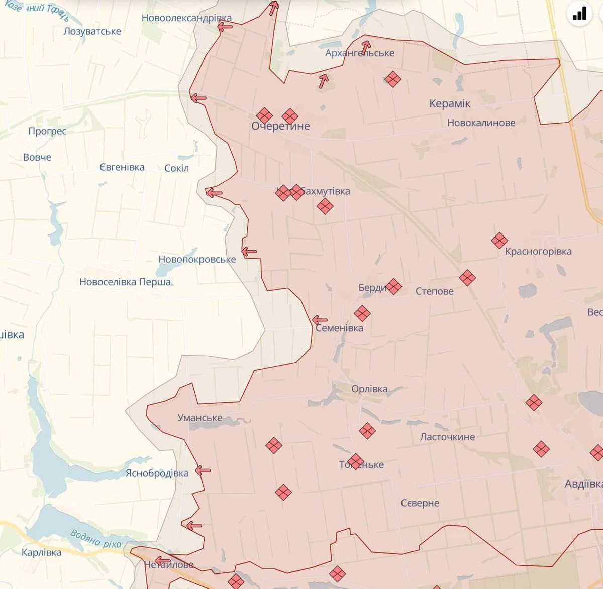 Las Fuerzas Armadas rusas ocuparon Netaylovo en la región de Donetsk, avanzaron cerca de Novomikhailovka, Sladkoye, Ocheretinoye, Chasovoy Yar y Berestovoye. #Ucrania