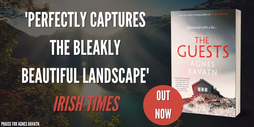🕸️OUT NOW!🕸️ *Queen of Nordic Suspense* Agnes Ravatn is BACK with the exquisitely dark, simmering #TheGuests t @rosie_hedger 🌀A couple is entangled in a spiral of lies when they pretend to be someone else… 📲bit.ly/3Hkc4ag 📚geni.us/yw4ghp #BookTwt