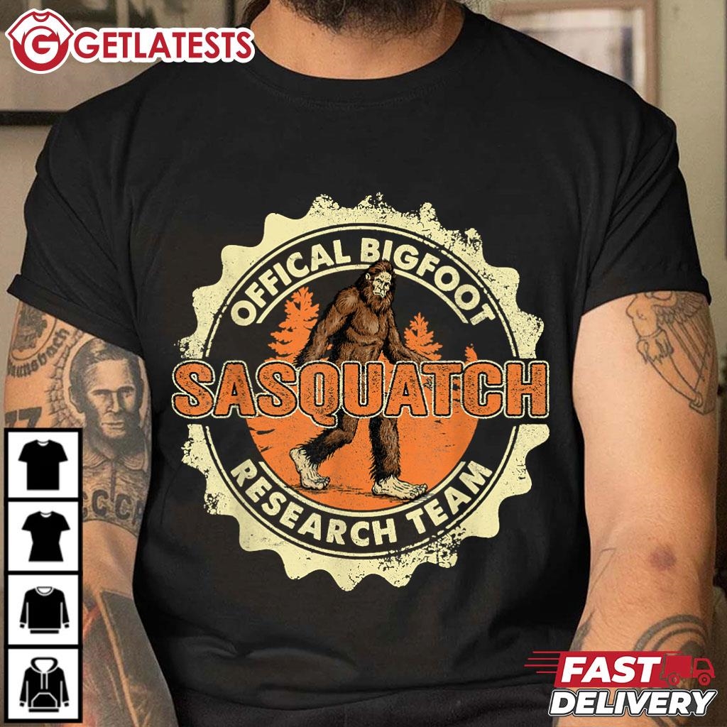 Bigfoot Research Team Sasquatch Retro T-Shirt #Bigfoot #Sasquatch #getlatests getlatests.com/product/bigfoo…