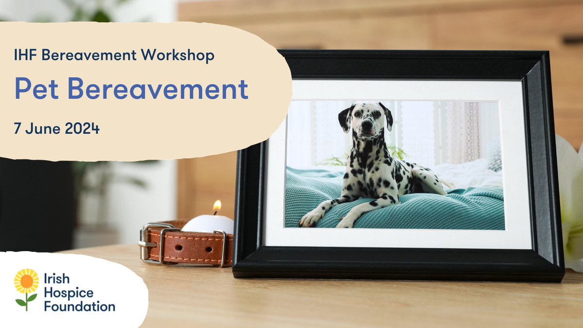 If you're a professional supporting people grieving their pets, join our upcoming Pet Bereavement workshop. 📅 June 7 | 9:15 a.m. - 4:15 p.m. 💻 Online 👉 Register: eventbrite.ie/e/pet-bereavem… -- #petbereavement #petgrief @ucdvetmed @IrishBlueCross @DublinSPCA @ISPCA1