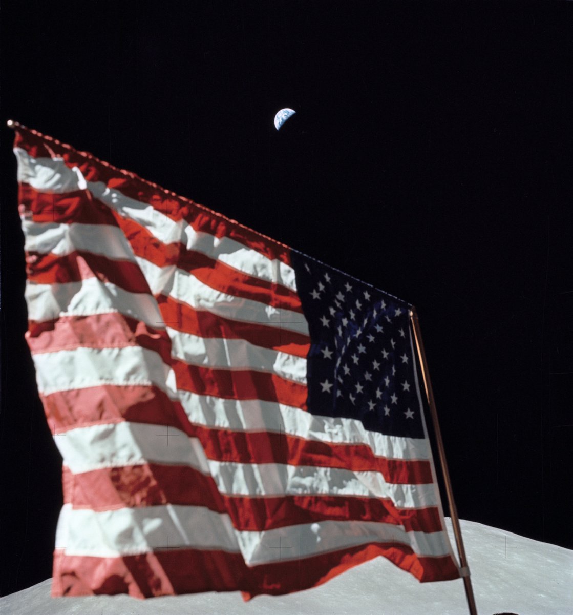 Today, on Memorial Day, we honor the brave service members who made the ultimate sacrifice in service to our country. Through their selfless service, we enjoy the freedoms and opportunities that define our lives today. 📷 NASA/Apollo 17