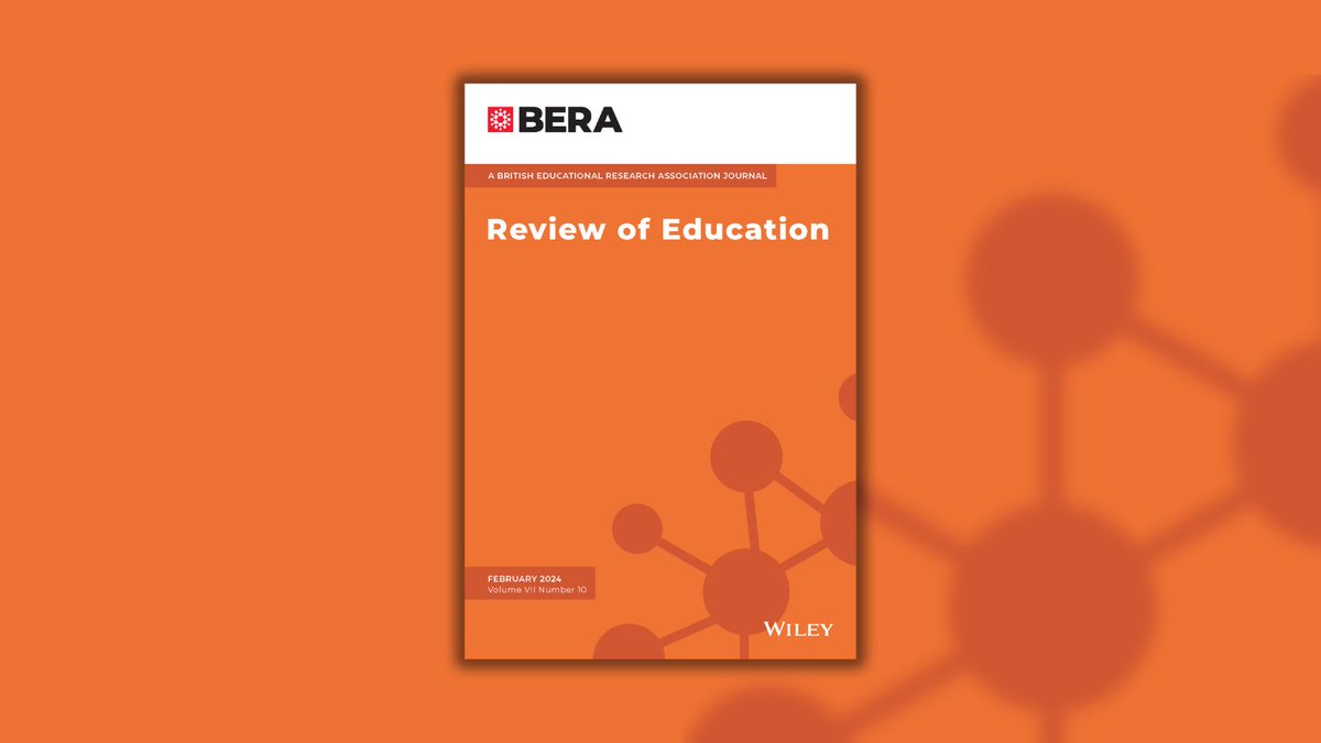 📚 New issue of Review of Education @rev_of_edu Volume 12, Issue 2 August 2024 Find out more and read here: bera-journals.onlinelibrary.wiley.com/toc/20496613/2…